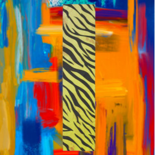 Tiger Stripes Yellow Chiffon Scarf – Bold Animal