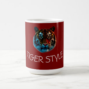 Tiger Style – Wild Energy Graphic Coffee Mug