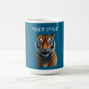 Tiger Style – Wild Energy Graphic Coffee Mug