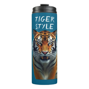 Tiger Style – Wild Energy Graphic Thermal Tumbler