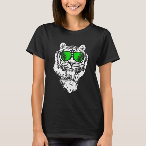 Tiger Sunglasses Music Uralub Tiger Love Animal Fa T_Shirt