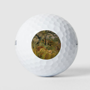 Tiger Surprised in a Tropical Storm Golf Balls