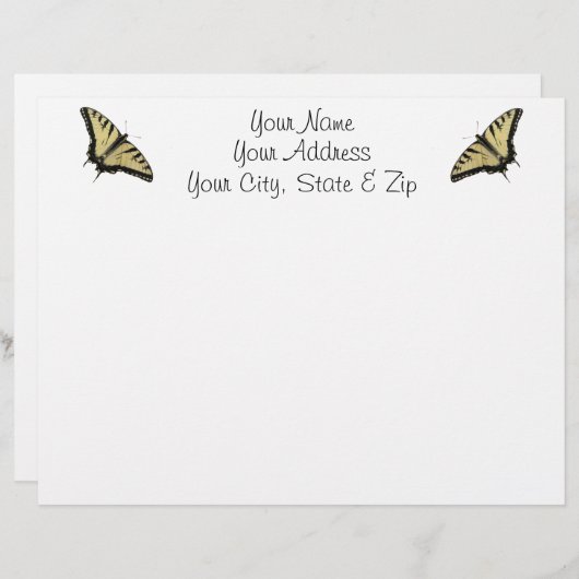 Tiger Swallowtail (Front/Back)