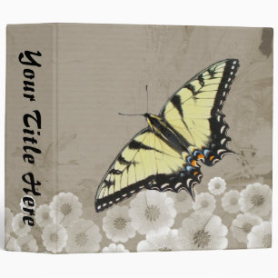 Tiger Swallowtail Butterfly Binder
