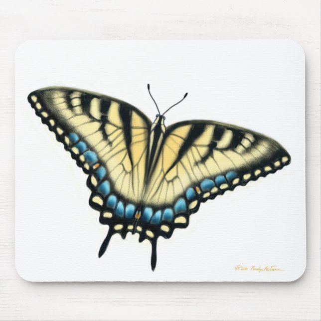 Tiger Swallowtail Butterfly Mousepad (Front)
