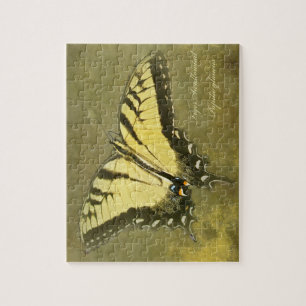 Tiger Swallowtail Butterfly - Papilio glaucus Jigsaw Puzzle