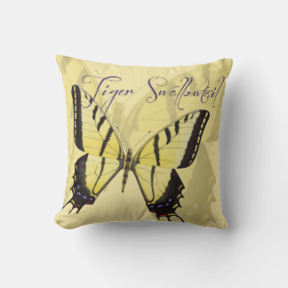 Tiger Swallowtail Butterfly Pillow
