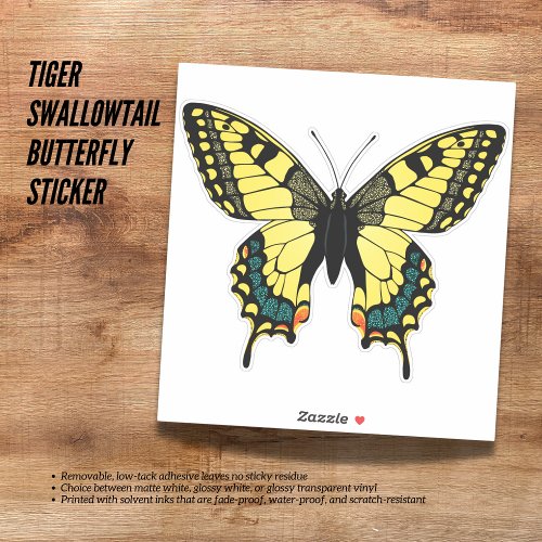 Tiger Swallowtail Butterfly Sticker