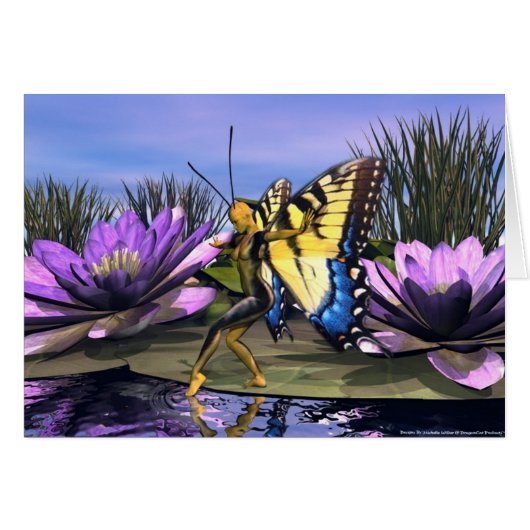 Tiger Swallowtail Fairy Cards (Front Horizontal)