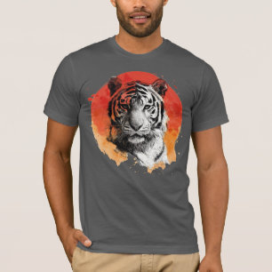 Tiger symbol of courage.  T-Shirt