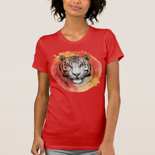 Tiger symbol of courage.  T-Shirt
