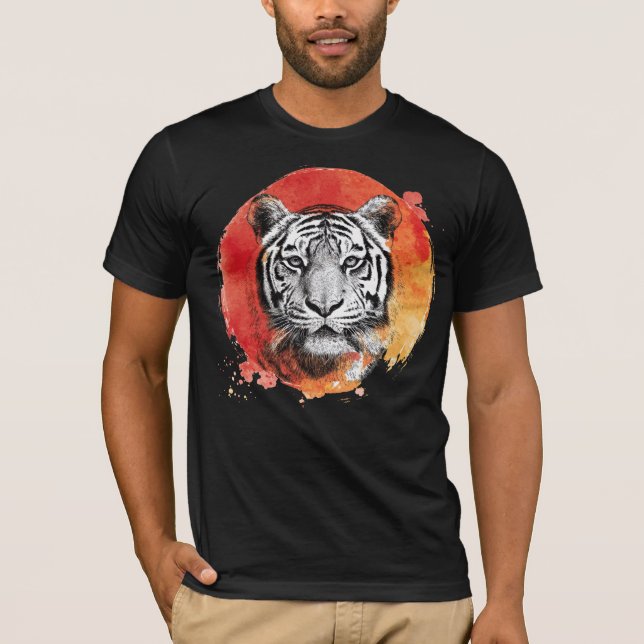 Tiger symbol of courage T-Shirt (Front)