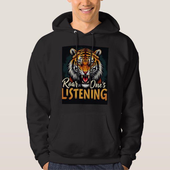 Tiger t-shirt hoodie (Front)
