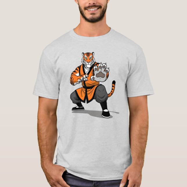 Tiger Tai Chi Master Martial Arts T-Shirt (Front)