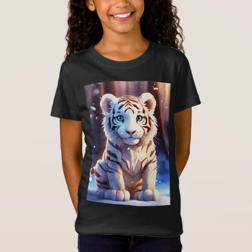 Tiger Tales Fashionable Girls T_Shirt T_Shirt