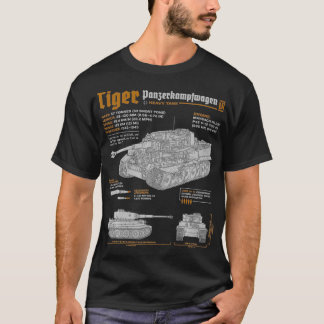 Tiger Tank Panzer PzKpfw VI World War 2 Blueprint 