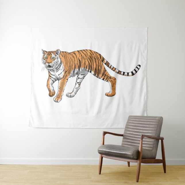 Tiger Tapestry (In Situ (Horizontal))