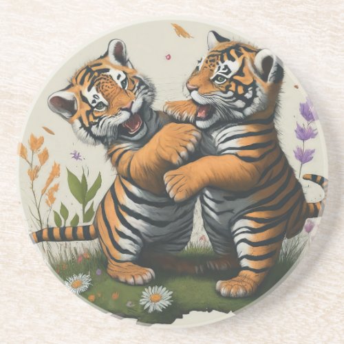 Tiger Teamwork Coaster