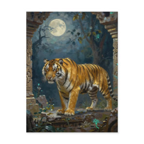 Tiger Themed | Keeping in Touch Postcard