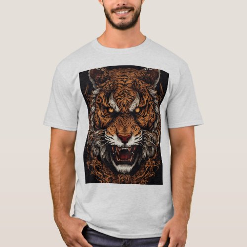 Tiger Threads Bold Fierce and Fashionable T_Shi T_Shirt