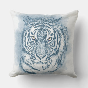tiger throw pillow