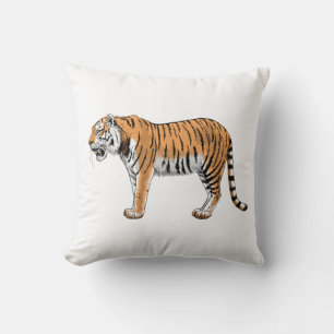 Tiger Throw Pillow