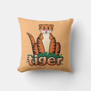 TIGER THROW PILLOW
