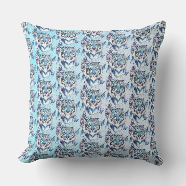 Tiger Throw Pillow (Front)