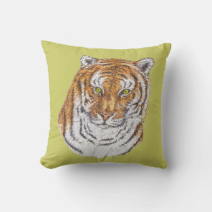 Tiger Throw Pillow