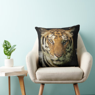 tiger throw pillow