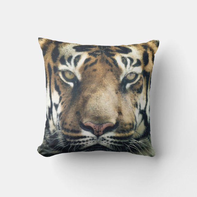 Tiger Throw Pillow (Front)