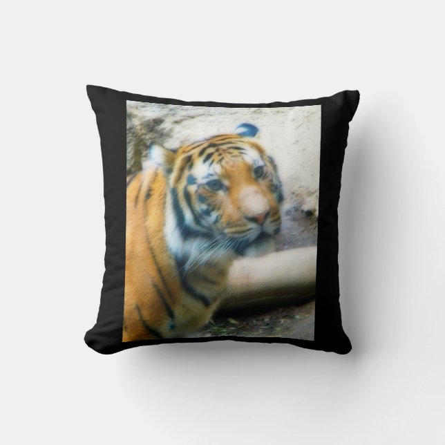 Tiger Throw Pillow (Front)