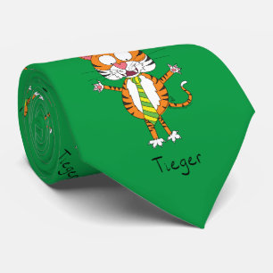 Tiger Tie Cute Funny