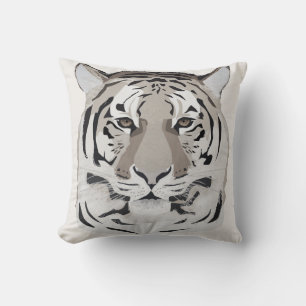 Tiger, tiger face, symbol of 2022 throw pillow