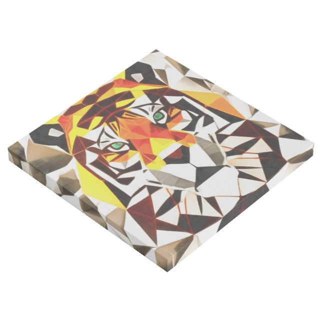 Tiger Tiger Fearful Symmetry Geometric Art (3/4)