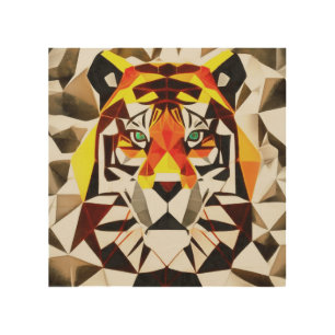 Tiger Tiger Fearful Symmetry Geometric Art