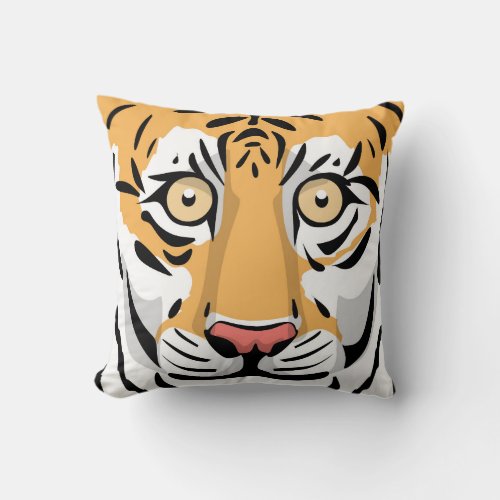 Tiger Tiger Throw Pillow