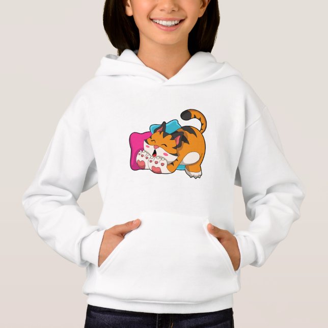 Tiger tired hoodie (Front)