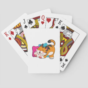 Tiger tired poker cards