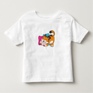 Tiger tired toddler t-shirt