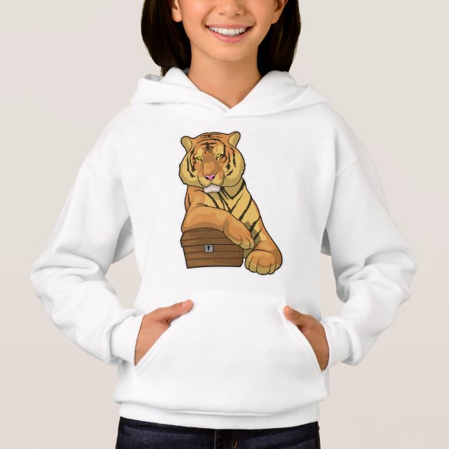 Tiger Treasure chest Hoodie (Front)