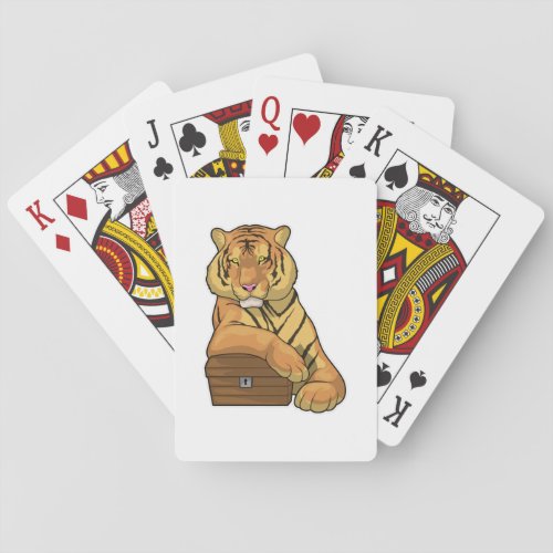 Tiger Treasure chest Playing Cards