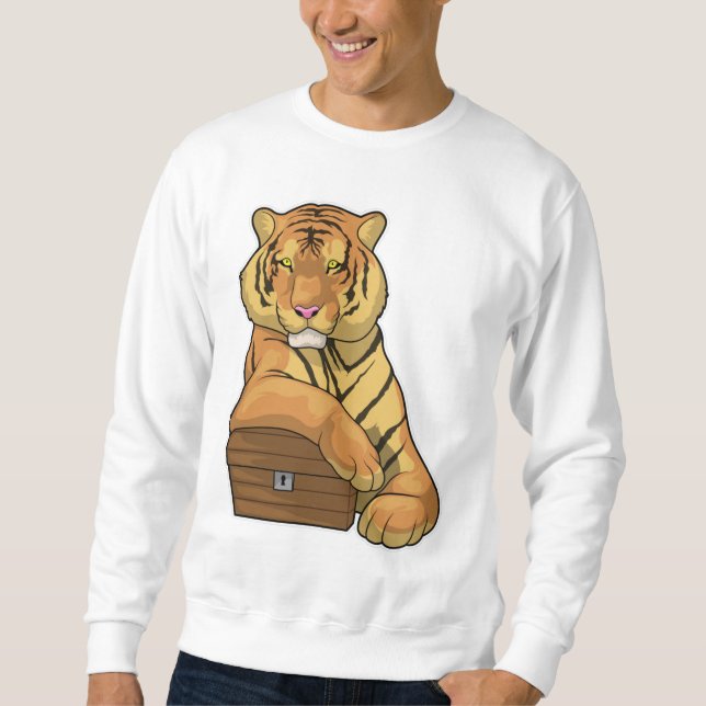 Tiger Treasure chest Sweatshirt (Front)