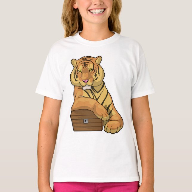 Tiger Treasure chest T-Shirt (Front)