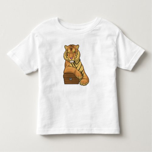 Tiger Treasure chest Toddler T_shirt