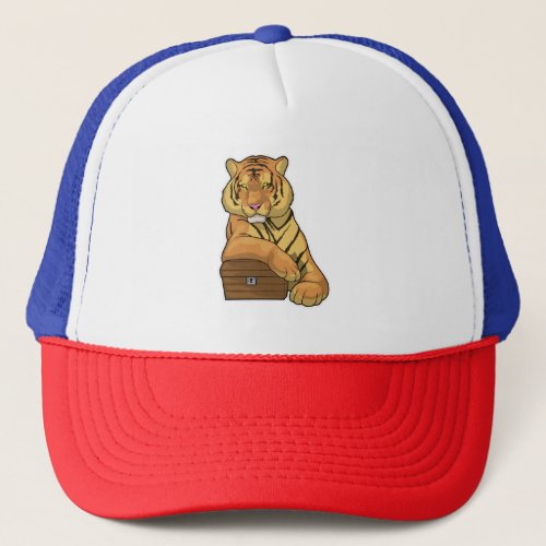 Tiger Treasure chest Trucker Hat