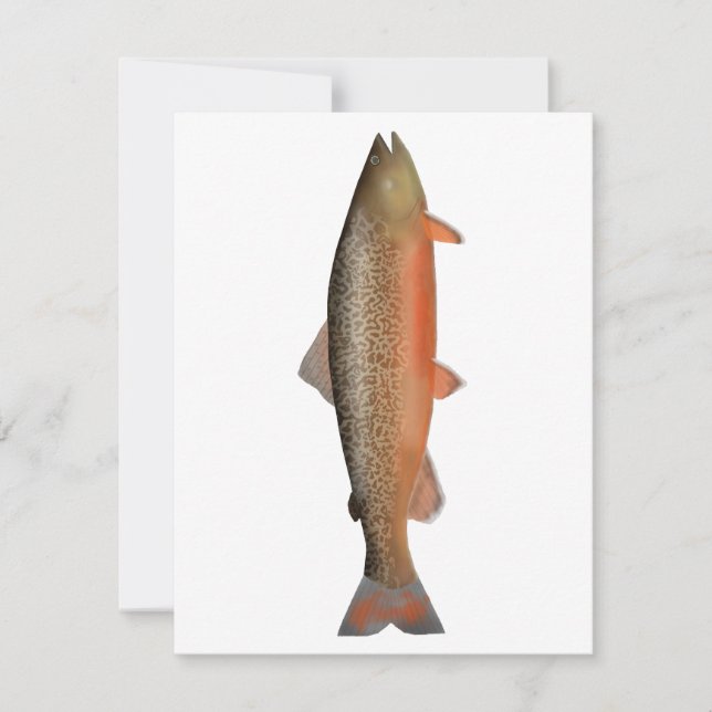Tiger Trout Note Card (Front)