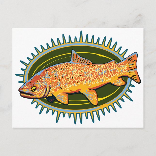 Tiger Trout postcard (Front)