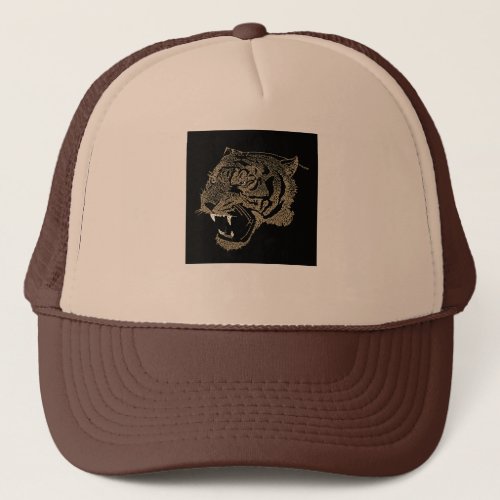 tiger trucker hat