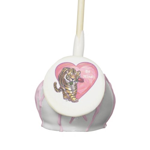 Tiger Valentines Day Cake Pops